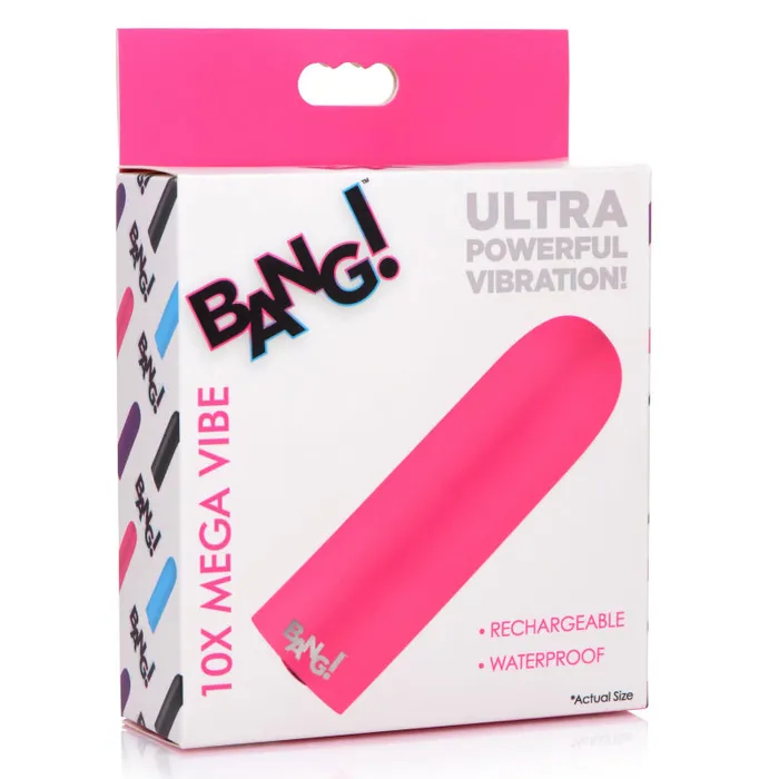 10x Mega Vibrator - Pink | Xr Brands Bang Vibrators 10x Mega Vibrator - Pink | Xr Brands Bang Vibrators