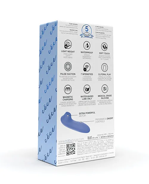 Bodispa INC Vibrators | Nobu Essentials Cece Pulse Stimulator - Periwinkle Blue