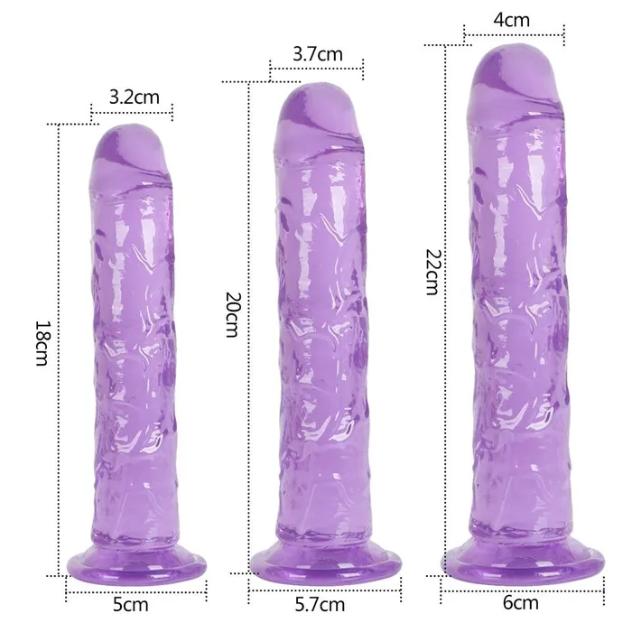 Erotic Soft Jelly Anal Dildo Lusty Age Dildos