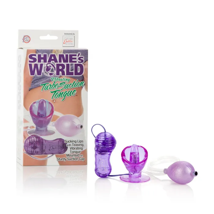 Shane's World Vibrating Turbo Suction Tongue - Purple | CalExotics Vibrators Shane's World Vibrating Turbo Suction Tongue - Purple | CalExotics Vibrators