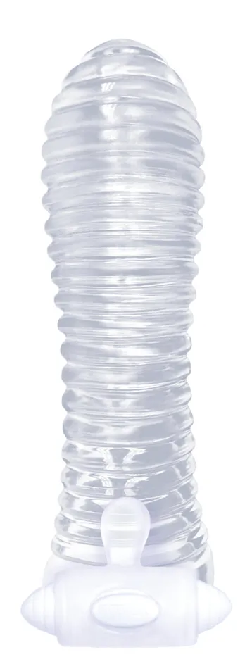 The 9s Vibrating Sextenders Ribbed Icon Brands Female Sex Toys