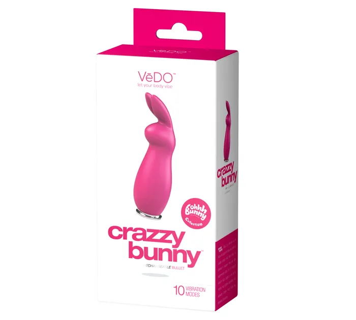VeDO Wild Whiskers Crazzy Bunny Bullet Vibrator | Female Sex Toys