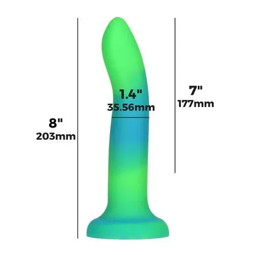 BMS Addiction Rave GlowintheDark Bendable Silicone Dildo Dildos