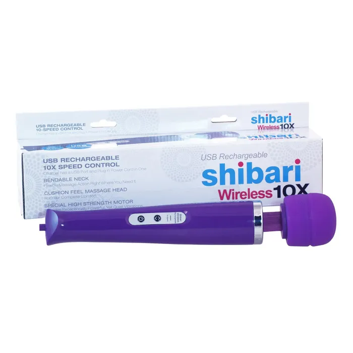 Shibari Wireless Wand 10X Purple Shibari Vibrators