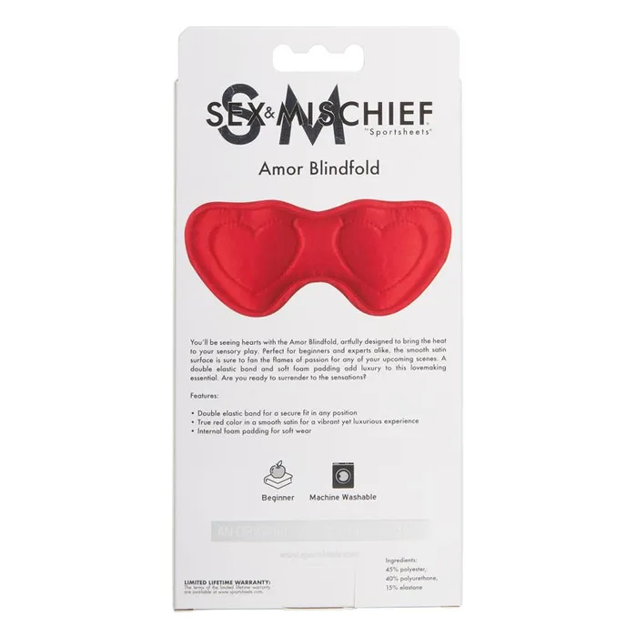 Sportsheets Couples Sex Mischief Amor Blindfold Sportsheets Couples Sex Mischief Amor Blindfold