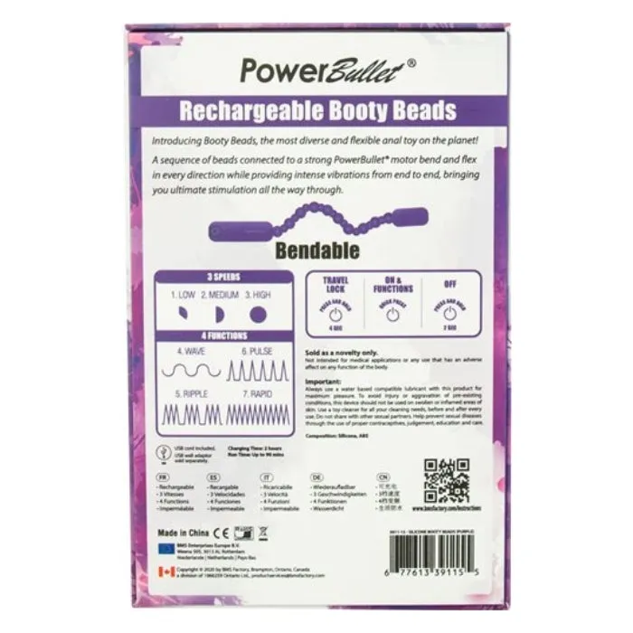 Anal WIL Powerbullet Anal Beads Purple