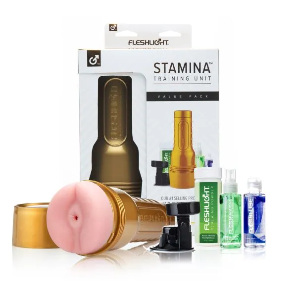 FLESHLIGHT Vibrators FLESHLIGHT STAMINA PINK BUTT VALUE PACK