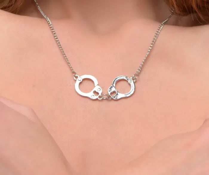 Master Series Cuff Her Handcuff Necklace XR Brands Female Sex Toys