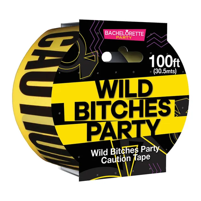 Vibrators HOTT PRODUCTS Wild Bitches Caution Party Tape 100
