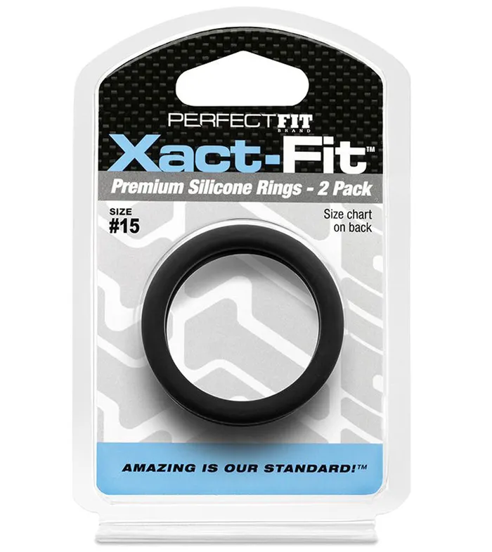 XactFit Ring 2Pack 16 Perfect Fit Male Sex Toys