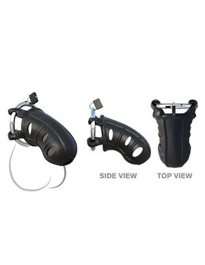 Anal Pipedream Products Fantasy CRingz Hardcore Silicone Cock Blocker Black