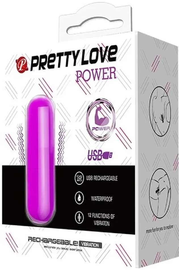 Rechargeable Power Bullet Pretty Love Female Sex Toys Rechargeable Power Bullet Pretty Love Female Sex Toys