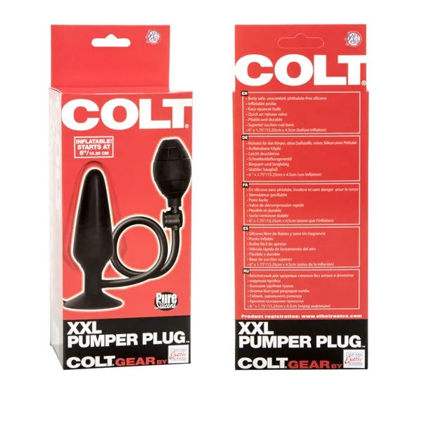 Colt Xxl Pumper Plug Black California Exotic Novelties Anal