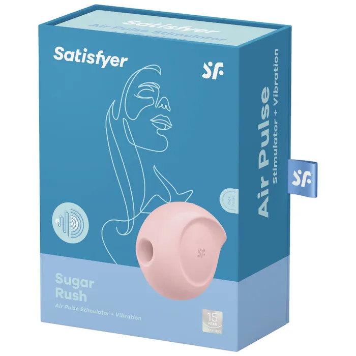 SATISFYER AIR PULSE Vibrators STIMOLATORE E VIBRATORE SATISFYER SUGAR RUSH ROSA
