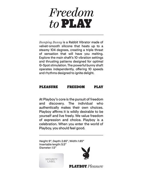 Female Sex Toys Playboy Pleasure Bumping Bunny Rabbit Vibrator Evolved