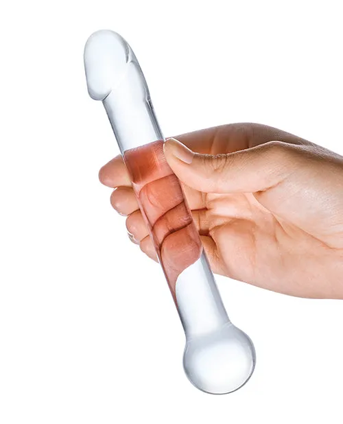 Glas Dildos Glas 7 Realistic Head Glass Dildo Clear