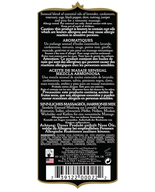 Kama Sutra Couples Kama Sutra Aromatic Oil