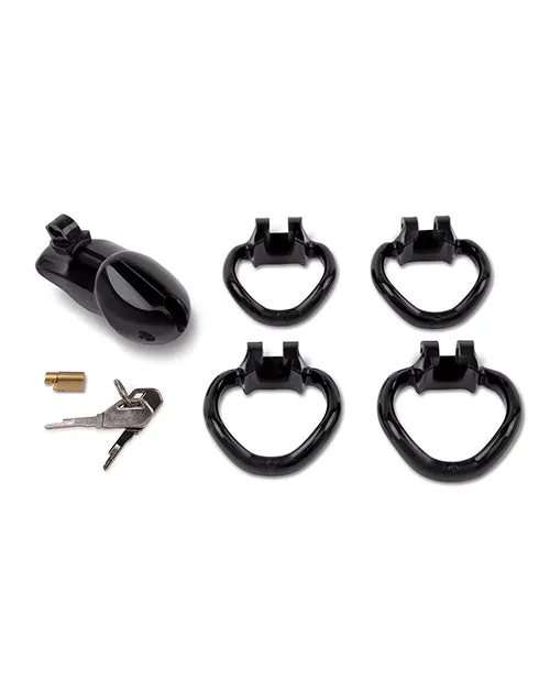 Male Sex Toys Electric Eel Lockmaster 4 Resin Cock Cage