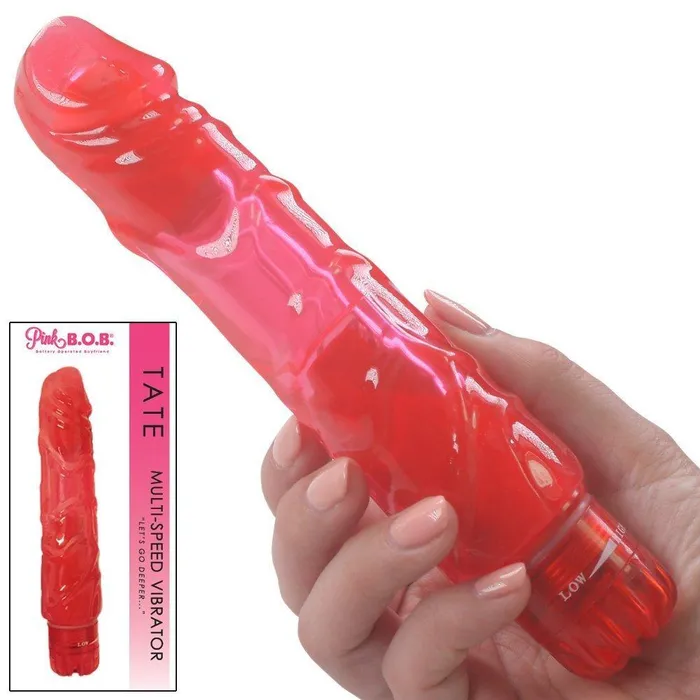 Pink BOB Vibrators Tates Veined Vibe