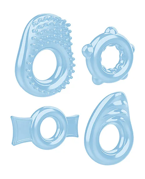 Zero Tolerance Ring A Ding Ding Set Of 4 Cock Rings Evolved Male Sex Toys