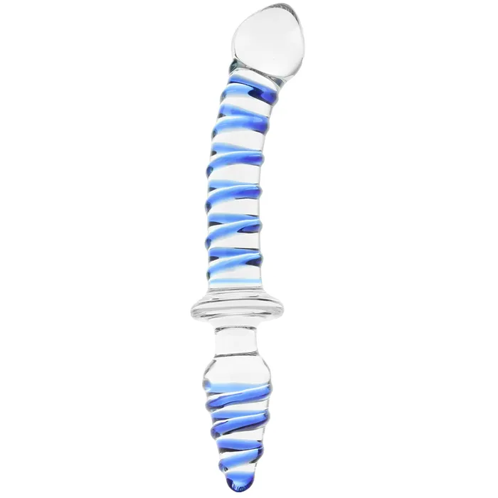 Anal Electric Eel gls 10 Inch Mr Swirly Double Dildo Butt Plug