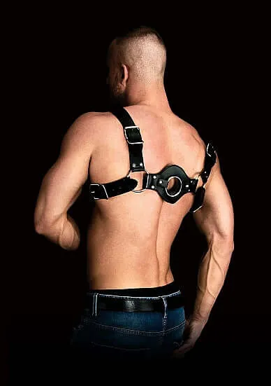 Anal SHOTS AMERICA Ouch Costas Solid Structure 1 Black Harness