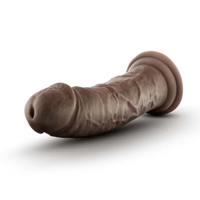 Blush Dr Skin Plus By Blush Realistic Chocolate 8Inch Long Soft Yet Erect Posable Dildo With Suction Cup Base Dildos