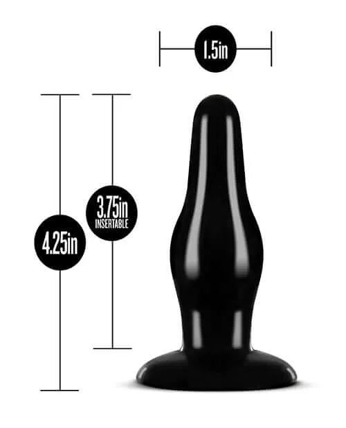 Blush Novelties Anal Adventures Pleasure Plug Black Anal