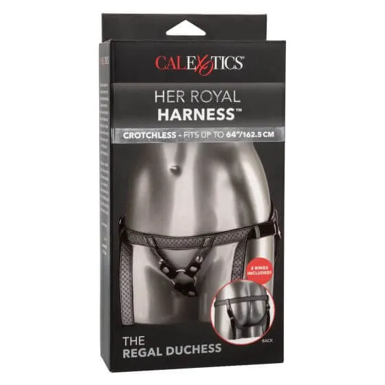 California Exotic Novelties Female Sex Toys Her Royal Harness The Regal Duchess Pewter