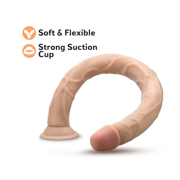 Dildos Blush Dr Skin By Blush 19 Inch Long Realistic Dildo Beige