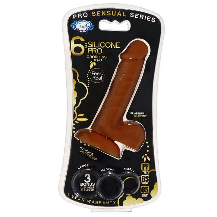 Dildos Cloud 9 Novelties Pro Sensual Premium Silicone Dong 6 inches with Bonus CRings Experience Ultimate Pleasure Dildos Cloud 9 Novelties Pro Sensual Premium Silicone Dong 6 inches with Bonus CRings Experience Ultimate Pleasure