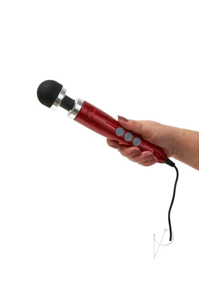 Doxy Number 3 Candy Red Wand Vibrator Compact and Powerful Pleasure Cmg Lesiure Ltd Vibrators
