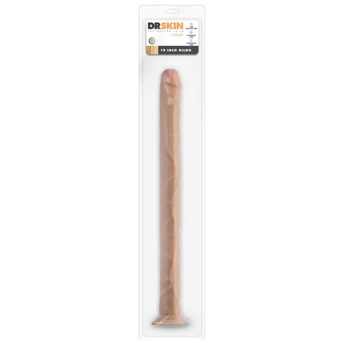 Dr Skin 19 Inch Dildo in Beige Blush Dildos