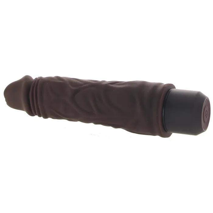 Dr Skin Dr David 8 Inch Vibrating Dildo in Brown Blush Dildos
