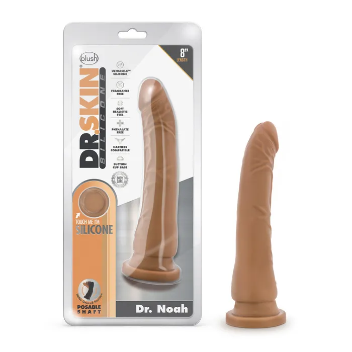 Dr Skin Silicone By Blush Dr Noah Realistic Mocha 85Inch Long Dildo With Suction Cup Base Blush Dildos Dr Skin Silicone By Blush Dr Noah Realistic Mocha 85Inch Long Dildo With Suction Cup Base Blush Dildos