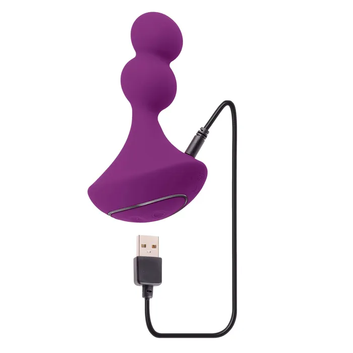 Evolved Novelties Female Sex Toys Evolved Novelties Gender X Ball Game Rotating Anal Vibrator with Dual Silicone Balls