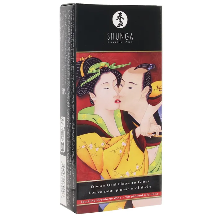 Female Sex Toys Shunga Divine Art Oral Pleasure Lip Gloss in Strawberry Wine Female Sex Toys Shunga Divine Art Oral Pleasure Lip Gloss in Strawberry Wine