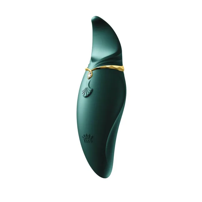 Female Sex Toys ZALO Hero Clitoral Rechargeable Massager Jewel Green ZALO