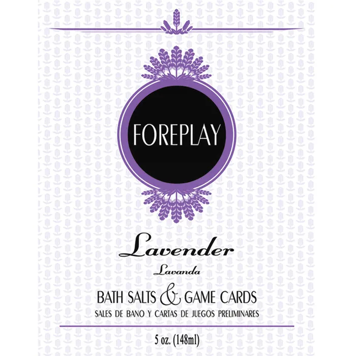 KHEPER GAMES Games Bath Salts Game Cards ForeplayLavender 5oz