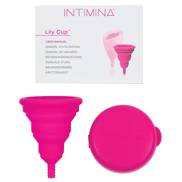 Lelo Male Sex Toys Intimina Lily Cup Compact Collapsible Menstrual Cup Size B Lelo Male Sex Toys Intimina Lily Cup Compact Collapsible Menstrual Cup Size B