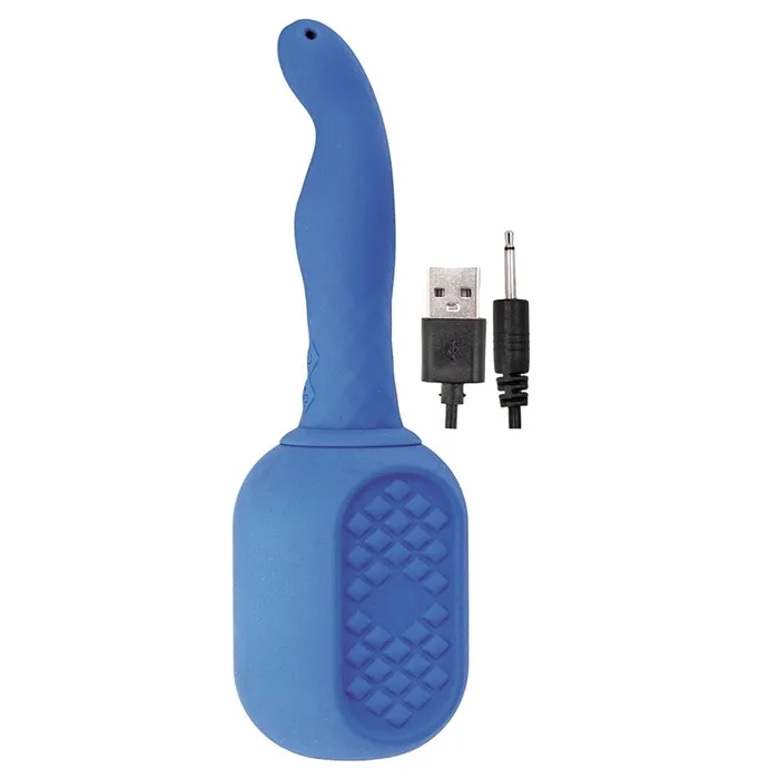 Nasstoys Anal Vibrating Douche SiliconeBlue Nasstoys Anal Vibrating Douche SiliconeBlue