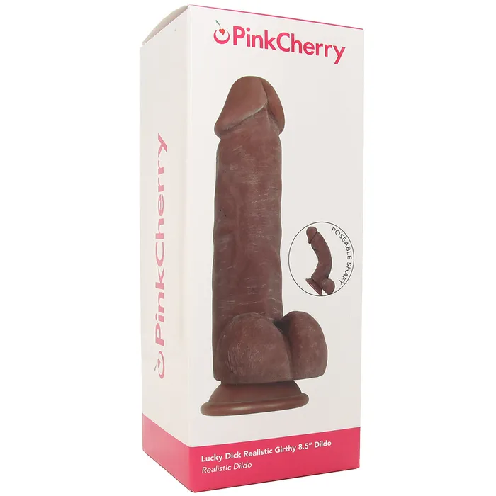 PinkCherry Dildos PinkCherry Lucky Dick Real Girthy 85 Inch Dildo in Dark PinkCherry Dildos PinkCherry Lucky Dick Real Girthy 85 Inch Dildo in Dark