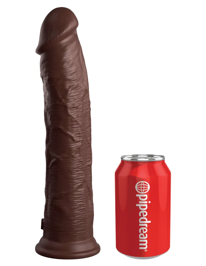Pipedream Products Dildos King Cock Elite 11 inches Dual Density Dildo Brown Skin Tone
