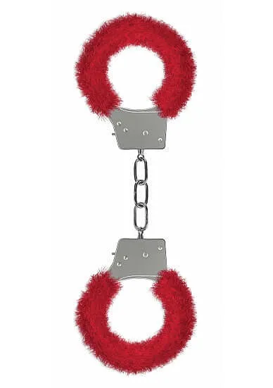 SHOTS AMERICA Anal Ouch Beginners Furry Red Handcuffs Naughty Fun for Beginners SHOTS AMERICA Anal Ouch Beginners Furry Red Handcuffs Naughty Fun for Beginners