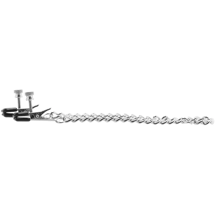 Spartacus Male Sex Toys Broad Tip Clamp with Link Chain Spartacus Male Sex Toys Broad Tip Clamp with Link Chain