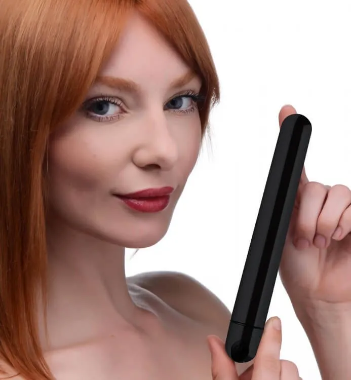 Vibrators Bang 10X Slim Metallic Bullet Vibrator Black XR Brands
