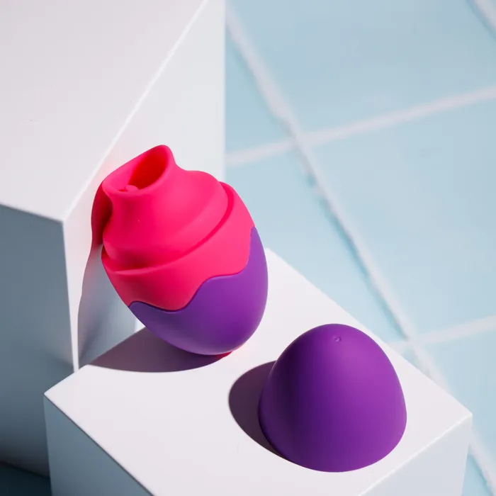 Vibrators Blush Aria By Blush Flutter Tongue 7Function Flicking Tongue Clitoris Stimulator Made From Satin Smooth PlatinumCured Silicone