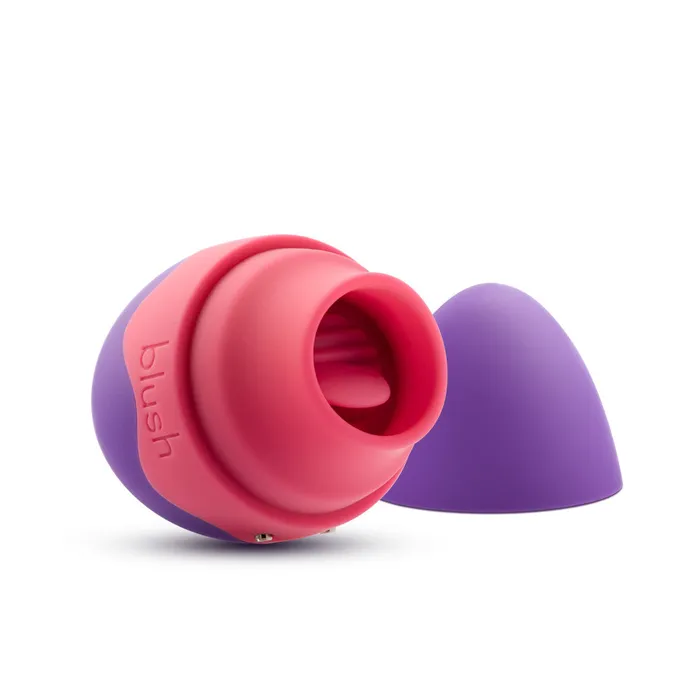Vibrators Blush Aria By Blush Flutter Tongue 7Function Flicking Tongue Clitoris Stimulator Made From Satin Smooth PlatinumCured Silicone