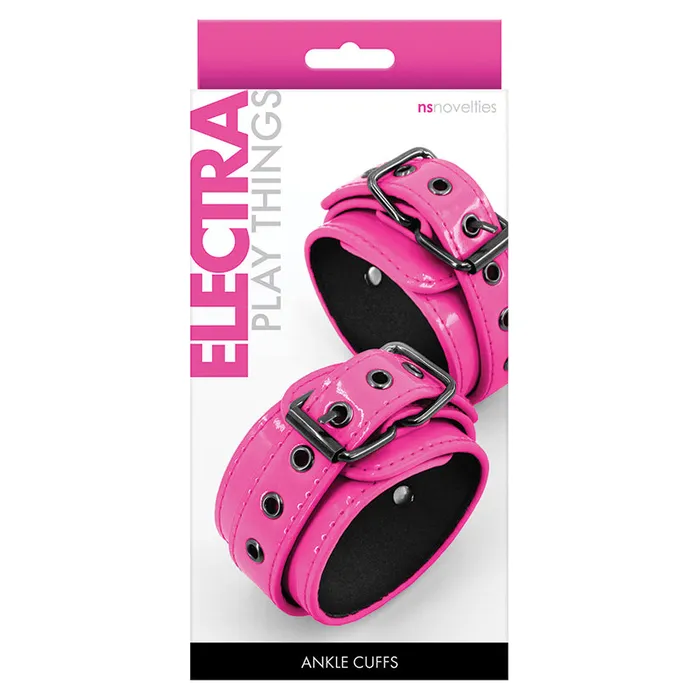 Vibrators Ns Novelties Electra Ankle CuffsPink