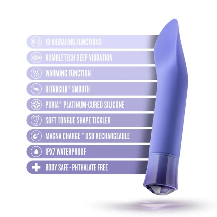 Vibrators Oh My Gem Enrapture Tanzanite Pink Vibrator Pure Pleasure by Blush Novelties Blush Novelties